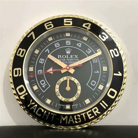 rolex wall clock replica ebay|rolex wall clock real.